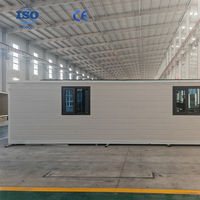 Maison préfabriquée modulaire de luxe extensible à installation rapide, 3 chambres, avec système solaire, pour bureau, centre commercial, clinique