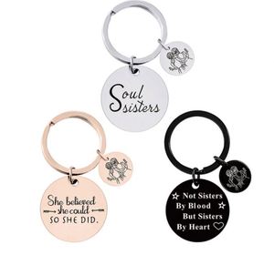 <b>Customized</b> Round Stainless Steel Logo Chain Gifts Key Ring Promotional Metal <b>Keychain</b> - Product Image 1