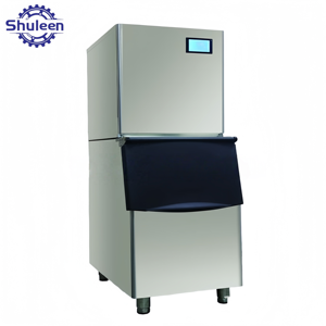 Machine à glaçons solaire automatique en acier inoxydable pour café, avec fabrication de glaçons en cubes cristallins, pour les entreprises - Product Image 1