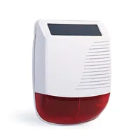 RF433 WIFI Siren Alarm Light Strobe Wireless Home Security Waterproof Outdoor Solar Alarm