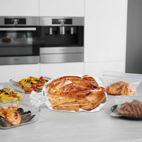 Sacs de cuisson en nylon résistants à la chaleur pour dinde, emballage commercial, vente en gros, OEM, taille personnalisée