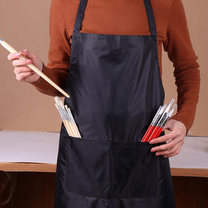 ชุดเอี๊ย<span class=keywords><strong>ม</strong></span>ภาพวาดกันน้ำสีดำแฟชั่นสำหรับศิลปินภาพวาดสีน้ำอะคริลิ<span class=keywords><strong>ค</strong></span> - Product Image 3