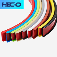 Goulotte de câblage PVC semi-circulaire adhésive multicolore pour salle de bain et gestion des câbles domestiques