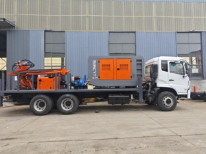 UNIQUE 200m Hydraulic Water Well <b>Drilling</b> Rig Truck Mounted Borehole <b>Drilling</b> Machine - Product Image 2