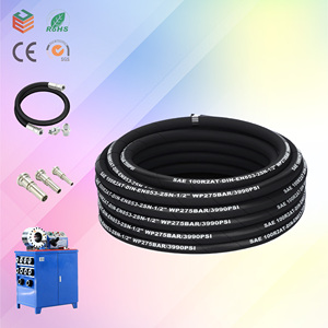 Tubo flessibile idraulico ad alta pressione di lavoro Parker 3000 tubo flessibile idraulico Psi 387-8 1/2 pollici - Product Image 1