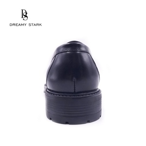 Dreamy Stark <b>Men</b> Thick-soled Genuine Leather Loafers Stitched Handmade Custom Cow Leather Slip-on <b>Men</b> <b>Dress</b> Shoes Leisure Office - Product Image 6