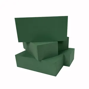 High quality green Water absorption Oasis flower mud wet floral foam for wedding decoration