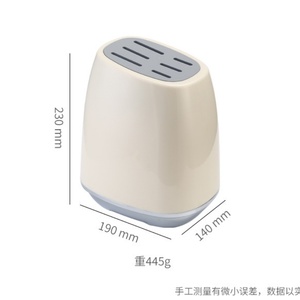 Ensemble de couteaux de chef, couteau Santoku, couteau utilitaire en acier inoxydable, ensemble de couteaux de cuisine avec support - Product Image 6