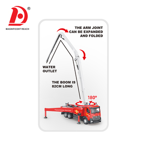 <span class=keywords><strong>Camion</strong></span> de pompage à béton HUADA, jouet de construction à friction, véhicule de <span class=keywords><strong>pompier</strong></span> à pulvérisation d'eau inertielle, à pousser et tirer - Product Image 5