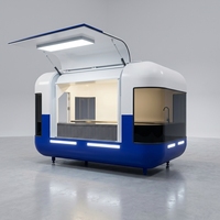 Pavillon alimentaire extérieur fixe, kiosque de vente au détail personnalisé, stand de restauration rapide de rue, usine