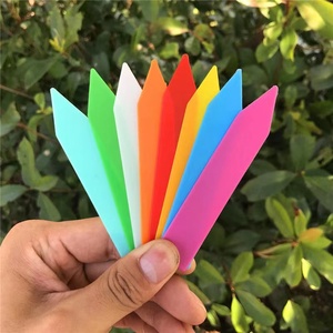 100 Uds marcador de plantas de PVC impermeable multicolor 4 \ "etiqueta adhesiva de señal de jardín Etiqueta de Bolsa duradera para plantas - Product Image 2