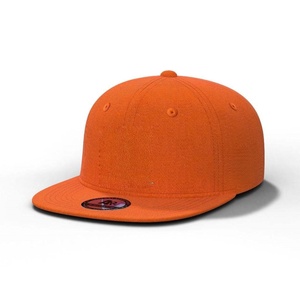 Wholesale Custom Logo Embroidery Mens 6 Panel Snapback Baseball Cap <b>Hat</b> with <b>Flat</b> Bill and Plain Blank <b>Hats</b> for Men Adults - Product Image 4