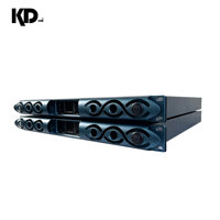 Amplificateur de classe D 4 canaux 4x800W, boîtier métallique 1U, audio haute résolution 8/2 stable pour systèmes multi-zones