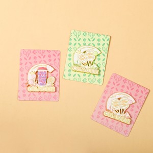 מגנטי מתכת בהתאמה אישית למקרר עם דוגמאות חרוטות בסגנון קרטון, הדפסת אותיות עמידה במים - מתנות בנושא תה חלב וקפה - Product Image 4