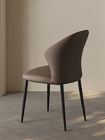 Chaise de restaurant italienne moderne et simple, en acier, mobile, mobilier commercial pour restaurant, modèle F2313, nouveauté 2026