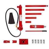 Kit de vérins hydrauliques fendus robustes de 20 tonnes avec hauteur maximale de 385 mm et boîte de rangement en fer pour la réparation automobile et la construction