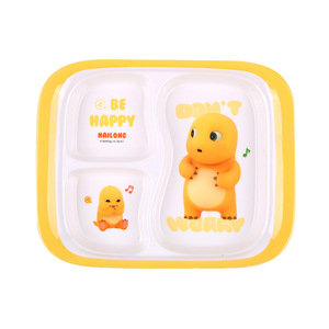Wuhe Naillong Children Bowl Melamine Anti Drop Anti Scalding For Baby 0 12 Months Cute Design - Product Image 2