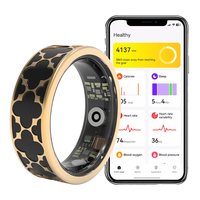 Anneau intelligent podomètre oxymètre Fitness Tracker Anneau de santé intelligent pour hommes femmes téléphone avec fréquence cardiaque Sommeil OEM