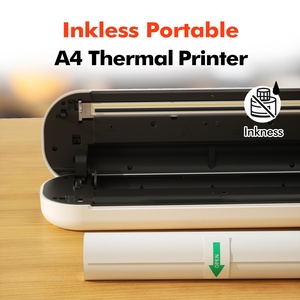 L86 Wireless BT Thermal Printer Portable Inkless Supports A4 50-216mm Letter Compatible with iOS Android&Laptop for Office Study - Product Image 4