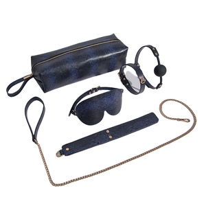 Üreticinin Seksi SM Çift Seks Oyuncağı Yılan Derisi Rahat Üst Düzey Bağlama Seti Yetişkin Çift Seks Oyuncağı - Product Image 5