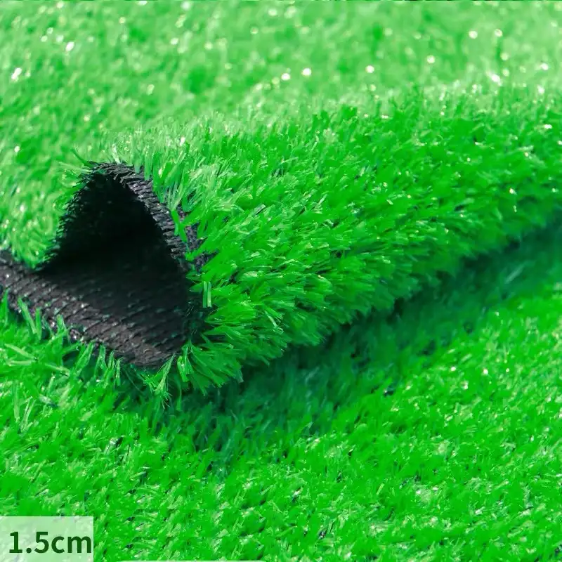 Cina produttore paesaggio sintetico 10mm tappeto recinto 15mm erba artificiale miami 100% tappeto erboso pieno filato riccio