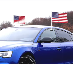 شحن سريع، راية نافذة سيارة مطبوعة رقمياً على الوجهين، منتجات ترويجية جديدة بسعر رخيص - Product Image 6