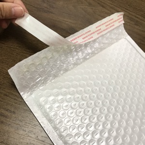 Enveloppe blanche personnalisée avec logo, en mousse imperméable, pour expédition logistique express, sac à bulles, vente en gros d'usine - Product Image 4