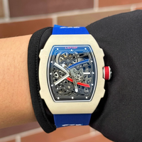 Montre mécanique automatique de luxe haut de gamme pour homme, boîtier tonneau en fibre de carbone, tourbillon, réserve de marche, sport et formelle