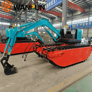 Nhỏ dưới nước nổi Đầm Lầy Buggy máy xúc đổ bộ với phao phao - Product Image 1