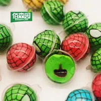 Конфеты в форме человека-паука, конфеты, разноцветные наполненные джемом, мягкие желейные конфеты для детей