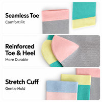 Chaussettes de compression personnalisées à bout ouvert pour femmes, au-dessus du genou, pour le yoga, le Pilates, le sport, soutien du mollet pour la course à pied et l'entraînement physique