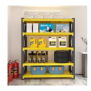 <span class=keywords><strong>Étagère</strong></span> de stockage multi-niveaux robuste sans boulons, en acier, pour entrepôt industriel, hauteur réglable, 4 <span class=keywords><strong>étagère</strong></span>s en métal - Product Image 4