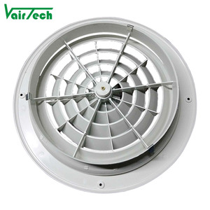 Có thể điều chỉnh vòng ABS nhựa khuếch tán không khí cho HVAC thông gió <span class=keywords><strong>AC</strong></span> cung cấp lưới tản nhiệt Trần cho ứng dụng ngoài trời - Product Image 6