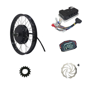 มอเตอร์ QS มอเตอร์ QS205 สกู๊ตเตอร์ 3000W 50H V3I ล้อขนาด 17x1.6 นิ้ว พร้อมชุดขับเคลื่อน Fardriver ND72450 คอนโทรลเลอร์ BLDC  หน้าปัดความเร็ว DKD กำลังไฟ 3000 วัตต์ ใหม่ - Product Image 2
