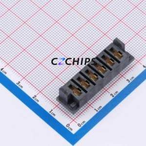 MPS-06-7.70-03-L-V Button & Strip Battery Connector Through hole Component (THT) Connector Copper Alloy Gold - Product Image 1