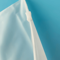 Sacs d'emballage en plastique recyclables personnalisés avec logo fournisseur, sacs à fermeture éclair givrés pour T-shirts, sacs transparents à fermeture éclair pour maillots de bain et vêtements