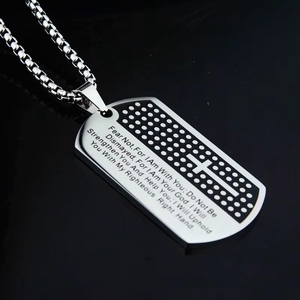 Articoli Religiosi di Tendenza, Collane con Ciondolo a Croce e Crocifisso, Gioielli Semplici alla Moda per Uomo in Acciaio Inossidabile - Product Image 6