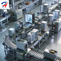 Fournisseur de lignes de production automatiques de réfrigérateurs, ligne d'assemblage de réfrigérateurs intelligents à haute efficacité, vente chaude