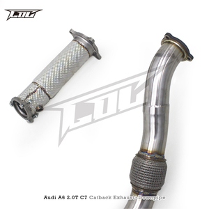Boska Performance <span class=keywords><strong>Escape</strong></span> completo Catback Downpipe <span class=keywords><strong>Escape</strong></span> para <span class=keywords><strong>Audi</strong></span> <span class=keywords><strong>A6</strong></span> 2,0 T C7 2012-2018 Racing tubos de <span class=keywords><strong>escape</strong></span> - Product Image 4