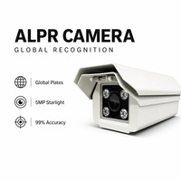 Caméra LPR/ANPR CMOS Starlight 5MP H265 pour la reconnaissance automatique des plaques d'immatriculation, la détection de véhicules et les systèmes de contrôle d'accès à barrières.