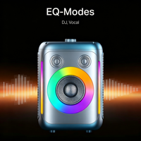 Haut-parleur sans fil portable d'extérieur étanche avec audio bidirectionnel V5.3, subwoofer, forme personnalisée, logo, OEM/ODM d'usine