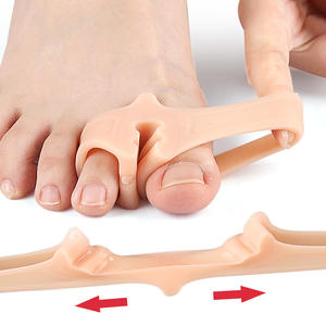 Separador de Dedos de 2 Orificios para Corrección de Hallux Valgus, Corrector Ortopédico para Juanetes, Dedos Superpuestos y Dedos en Martillo, Alivio del Dolor - Product Image 5