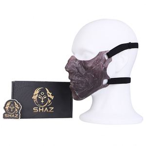 Masque en silicone effrayant, masque BDSM, jouet sexuel pour adultes, pour hommes et femmes, costume de cosplay d'Halloween, accessoire de fête costumée, 18+ - Product Image 4