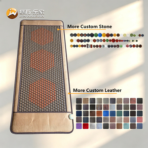 Jiwan Lejia, Colchoneta de Masaje de Jade y Turmalina Estilo Diamante Coreano, Bio Mat, Almohadillas de Calor Infrarrojas para Relajación Muscular, Gran Venta - Product Image 4