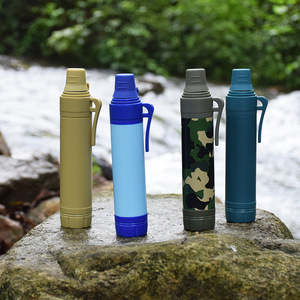 Di động ngoài trời Survival thiết bị khẩn cấp thẳng uống rơm lọc than hoạt tính lọc nước bán buôn lĩnh vực sử dụng - Product Image 1