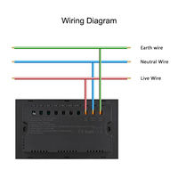Interrupteur mural intelligent WiFi XZJ Tuya Alexa Google Assistant, standard universel avec double port USB