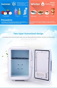 Nouveau réfrigérateur de bureau pour cosmétiques, mini-réfrigérateur <span class=keywords><strong>4L</strong></span> 12V, mini-<span class=keywords><strong>frigo</strong></span> portable pour soins de la peau, petit format - Product Image 4