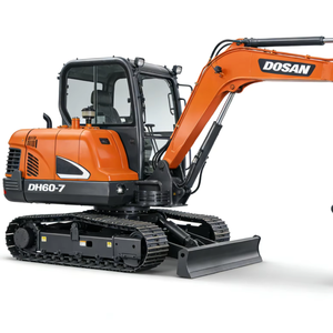 Hot Sale <b>Small</b> Garden Digging Machine Original Engine Excavator Mini Used Excavator DH60-7 Crawler Hydraulic Excavator - Product Image 1