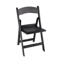 Chaise pliante en plastique Wimbledon blanche épaissie de haute qualité pour jardin extérieur moderne, idéale pour mariages, fêtes et repas – Vente en gros