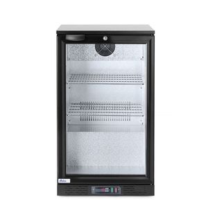 Réfrigérateur Arktic 86L noir à porte simple pour bar arrière, 220-240V/120W, 500x530x865mm, pour usage commercial en cuisine - Product Image 1